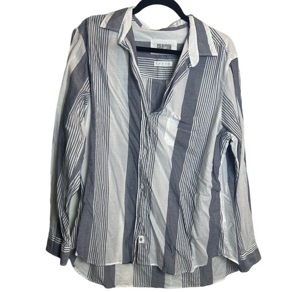 Grayson Tops - Grayson The Hero Striped Button Down Shirt Size XL Classic Striped Long Sleeve